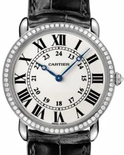 Cartier Ronde Louis WR000551 White gold Silver