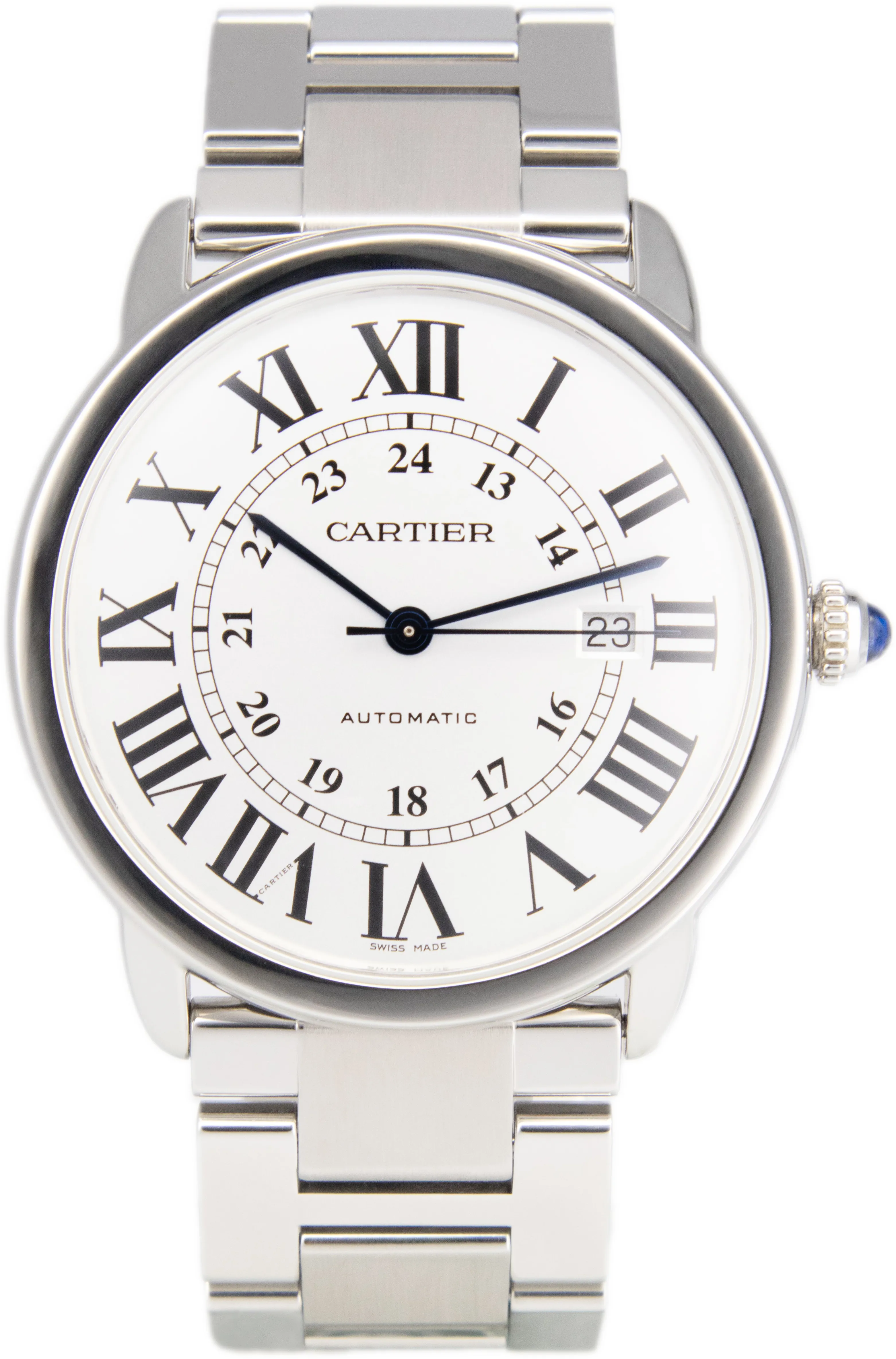 Cartier Ronde Solo W6711011 42mm Stainless steel White