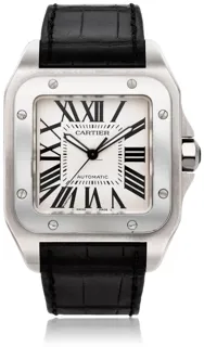 Cartier Santos 100 2656 Stainless steel White