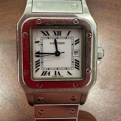 Cartier Santos 2960 29mm Stainless steel White