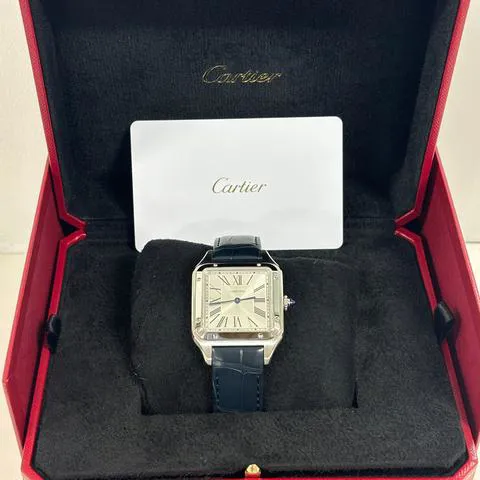 Cartier Santos Dumont WSSA0022 43.5mm Stainless steel Silver 4