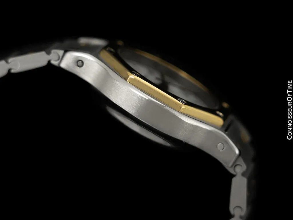 Cartier Santos Octagon 24mm Yellow gold and Stainless steel White 4