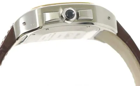 Cartier Santos W20091X7 41mm Yellow gold and Stainless steel Silver 5