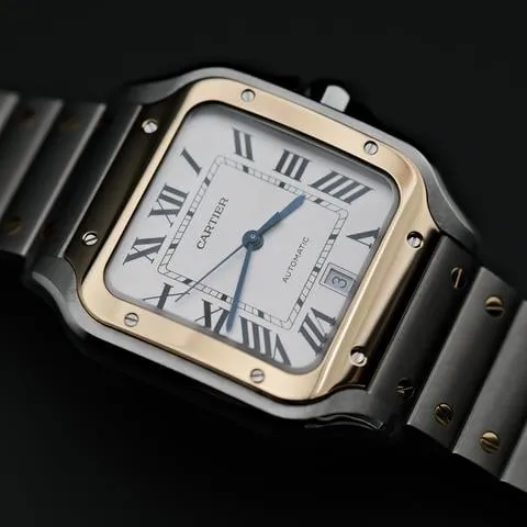 Cartier Santos W2SA0006 40mm Yellow gold and Stainless steel Silver 2