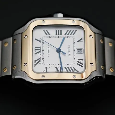 Cartier Santos W2SA0006 40mm Yellow gold and Stainless steel Silver 3