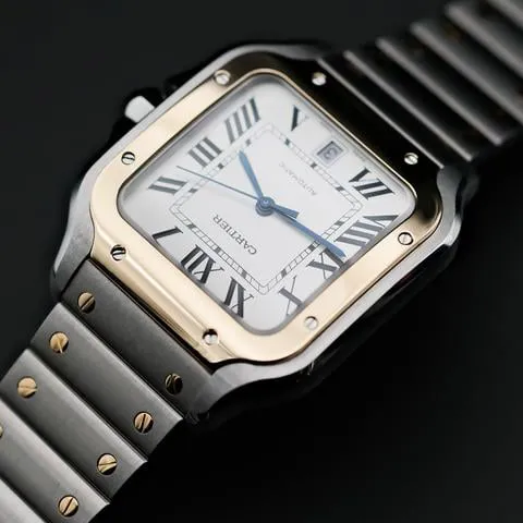 Cartier Santos W2SA0006 40mm Yellow gold and Stainless steel Silver 5