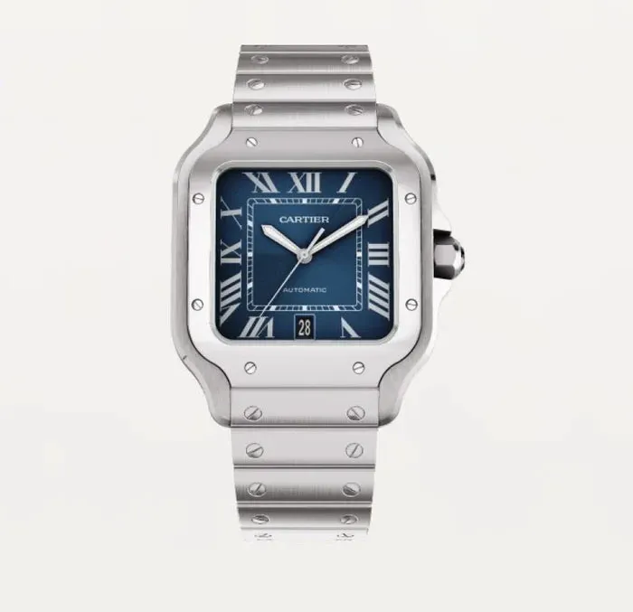 Cartier Santos WSSA0030 40mm Stainless steel Blue