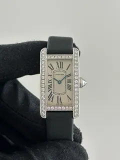 Cartier Tank Amu00e9ricaine WB707331 White gold Silver