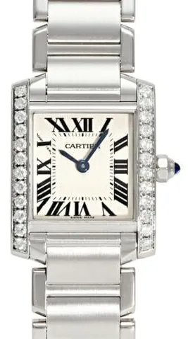 Cartier Tank Française W4TA0008 20mm Stainless steel Silver