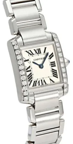 Cartier Tank Française W4TA0008 20mm Stainless steel Silver 1