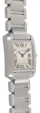 Cartier Tank Française W51008Q3 20mm Stainless steel White 2