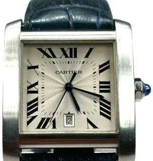 Cartier Tank Française W5101755 Stainless steel Silver