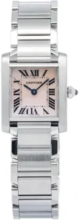 Cartier Tank Française W51028Q3 Stainless steel White