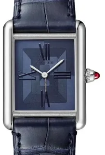 Cartier Tank Louis Cartier WGTA0121 Platinum Blue