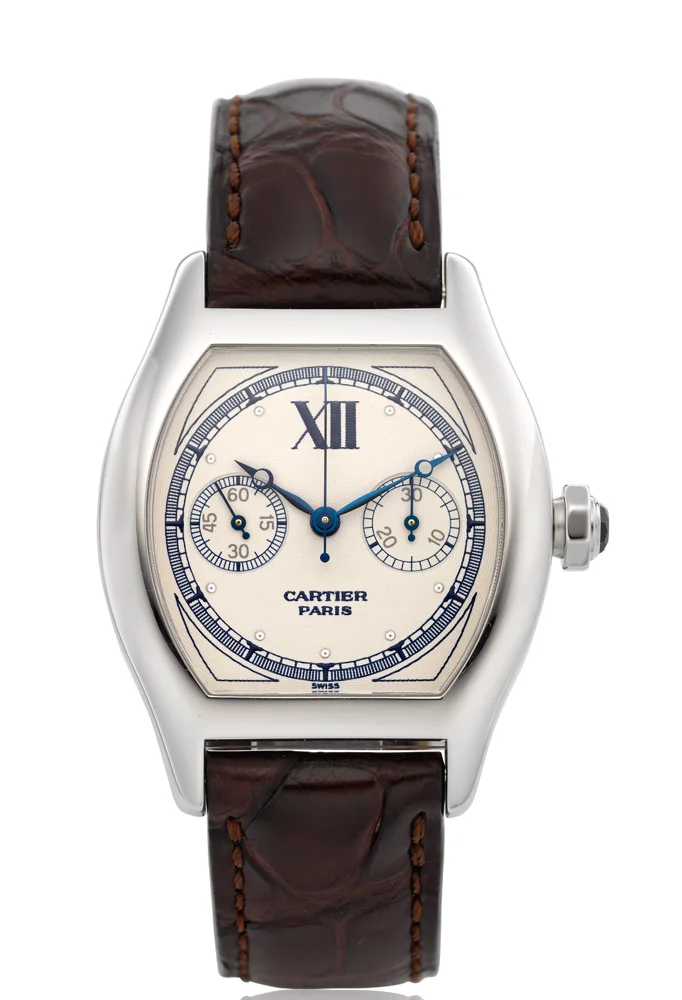 Cartier Tortue 2396 43mm White gold White