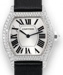 Cartier Tortue 2644 White gold Silver