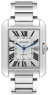 Cartier Tank Anglaise w5310008 Stainless steel Silver