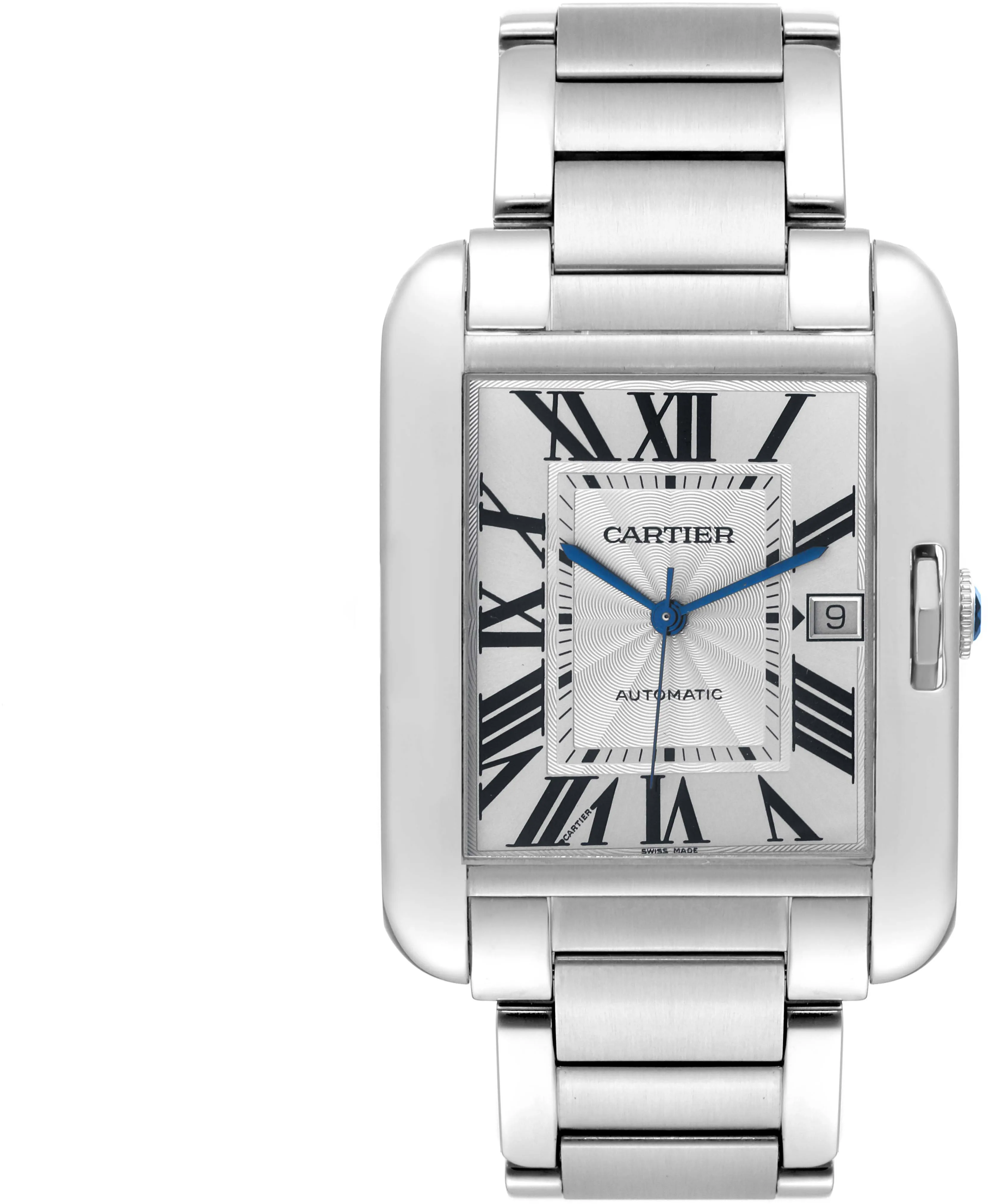 Cartier Tank Anglaise w5310008 47mm Stainless steel Silver