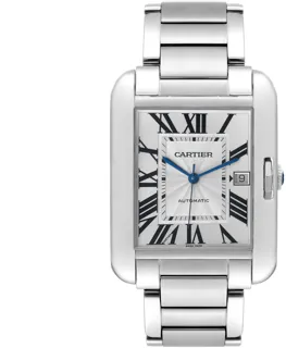 Cartier Tank Anglaise w5310008 Stainless steel Silver