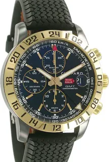 Chopard Mille Miglia GMT 168482-9001 42mm Yellow gold and Stainless steel Black