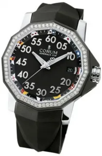 Corum Admiral's Cup Competition 40 082.954.47/F371 AN32 Stainless steel Black