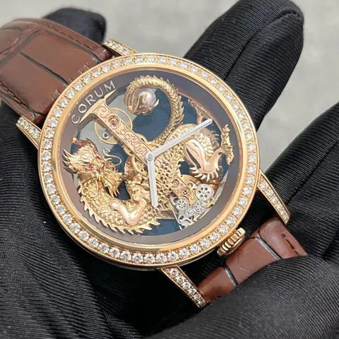 Corum Golden Bridge B113/03058 43mm Rose gold Skeletonized