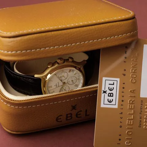 Ebel 1911 8134901 38mm Yellow gold White 3
