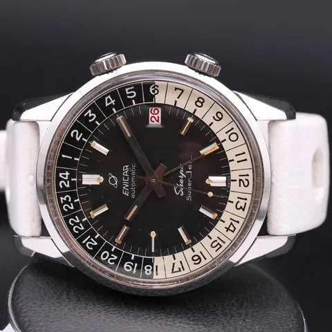 Enicar Sherpa 40mm Stainless steel Black 3