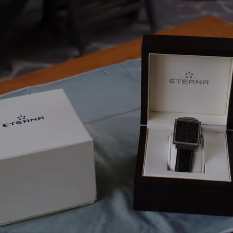 Eterna Heritage 1938.41.45.1250 34mm Stainless steel Black