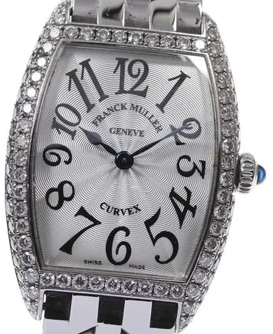 Franck Muller Cintree Curvex 1752 QZ D 25mm Stainless steel Silver