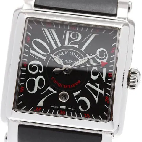 Franck Muller Conquistador Cortez 10000 L 32mm Stainless steel Black