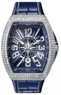 Franck Muller Vanguard V 45 SC DT YACHT Stainless steel Blue