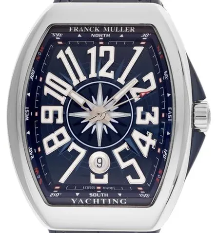 Franck Muller Vanguard V 45 SC DT 53.5mm Stainless steel Blue