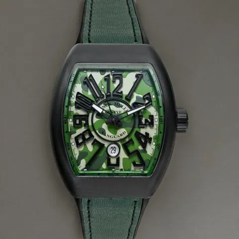 Franck Muller Vanguard V 45 SC DT TT NR MC VE 45mm Titanium Green