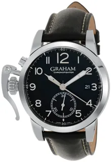 Graham Chronofighter 1695 2CXAS.B01A Stainless steel Black