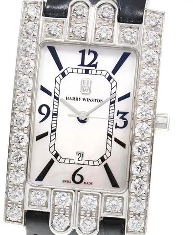 Harry Winston Avenue 310UQW 26mm White gold White