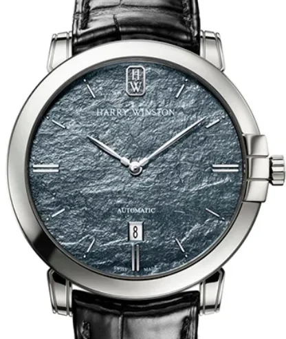 Harry Winston Midnight 42mm White gold Gray