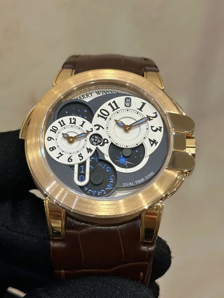 Harry Winston Ocean 400-MATZ44R 44mm Rose gold Black 5