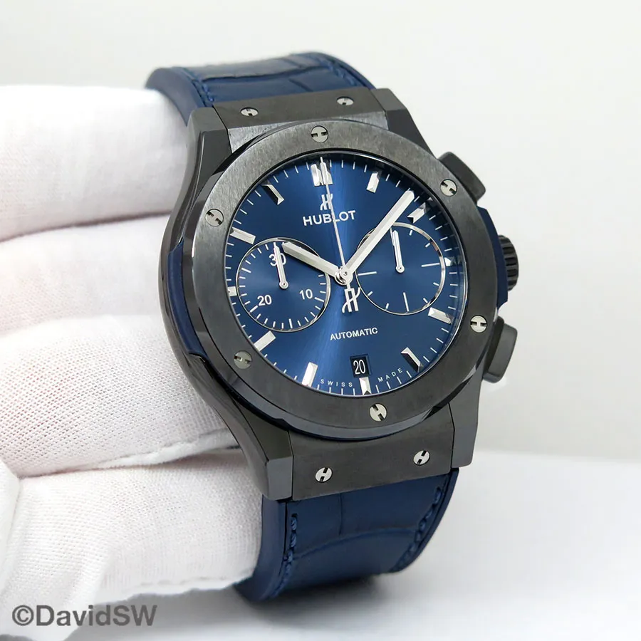 Hublot Classic Fusion 521.CM.7170.LR 45mm Ceramic Blue