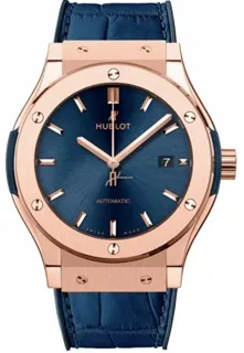 Hublot Classic Fusion Blue 542.OX.7180.LR Rose gold Blue