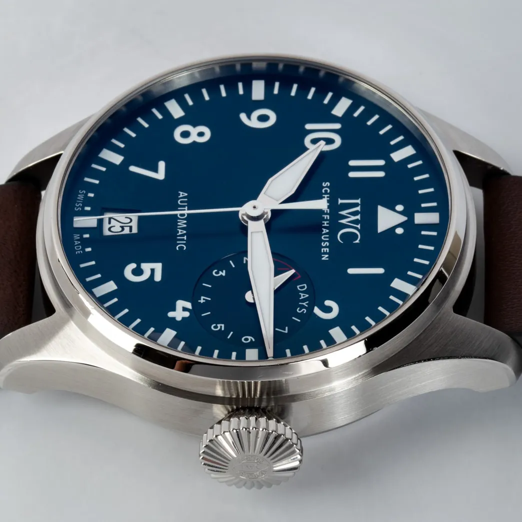 IWC Big Pilot IW500916 46.2mm Stainless steel Blue 1