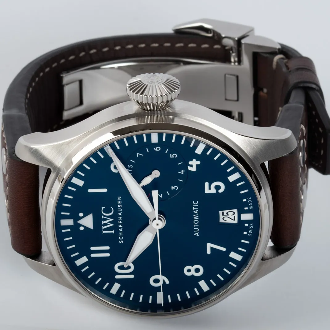 IWC Big Pilot IW500916 46.2mm Stainless steel Blue 4