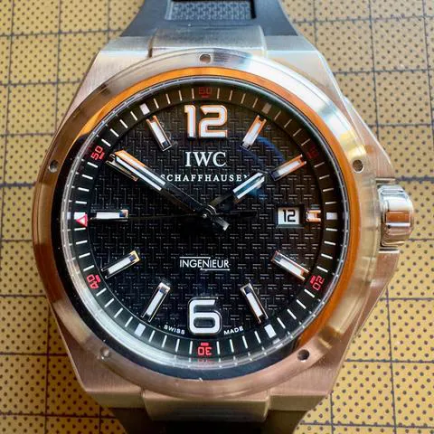 IWC Ingenieur Automatic IW3236 46mm Stainless steel Black