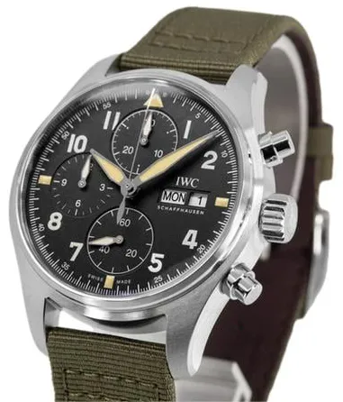 IWC Pilot IW387901 41mm Stainless steel Black 10