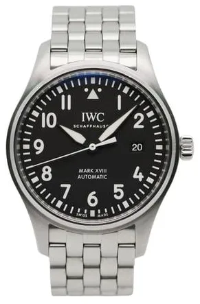 IWC Pilot Mark IW327015 40mm Stainless steel Black