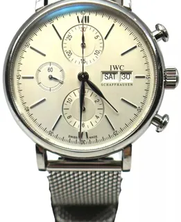 IWC Portofino Chronograph IW391028 Stainless steel Silver