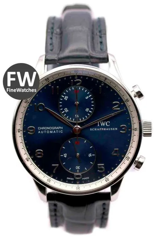 IWC Portugieser IW371432 41mm Stainless steel Blue