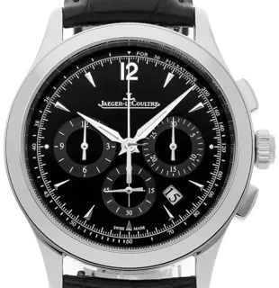 Jaeger-LeCoultre Master Chronograph Q1538470 Stainless steel Black