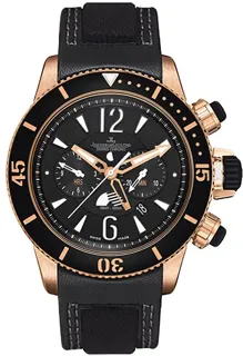 Jaeger-LeCoultre Master Compressor Diving Chronograph GMT Navy SEALs Q1782470 Rose gold Black