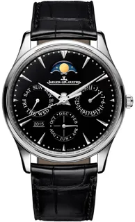 Jaeger-LeCoultre Master Ultra Thin Perpetual Q1308470 Stainless steel Black